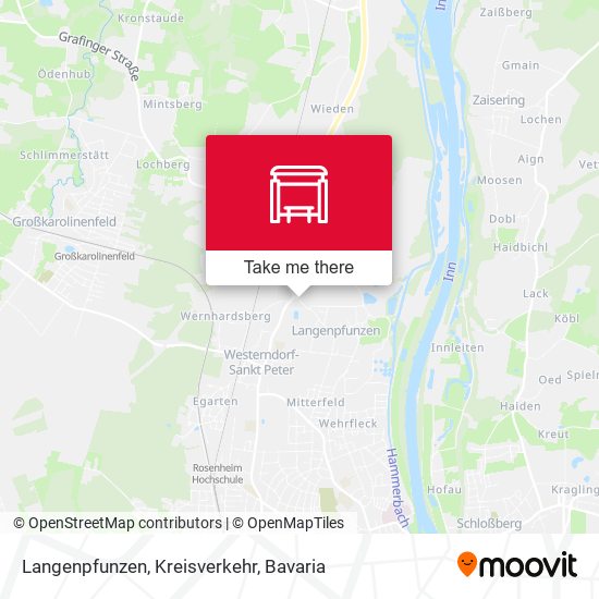 Langenpfunzen, Kreisverkehr map