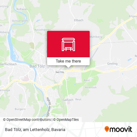 Bad Tölz, am Lettenholz map