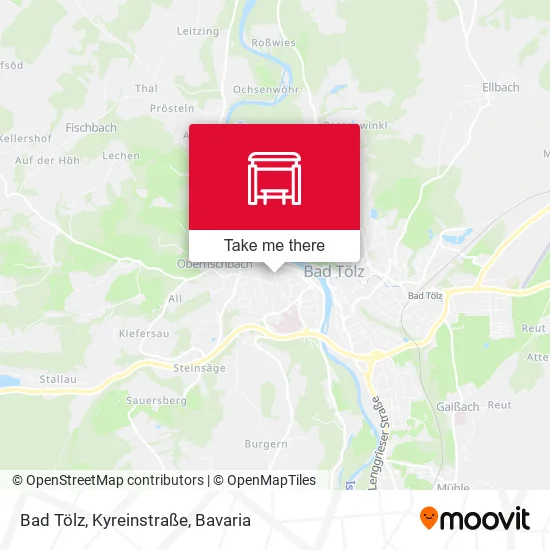 Карта Bad Tölz, Kyreinstraße