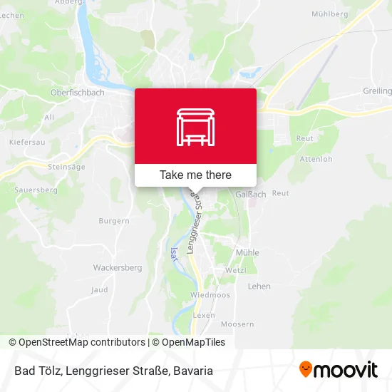 Карта Bad Tölz, Lenggrieser Straße