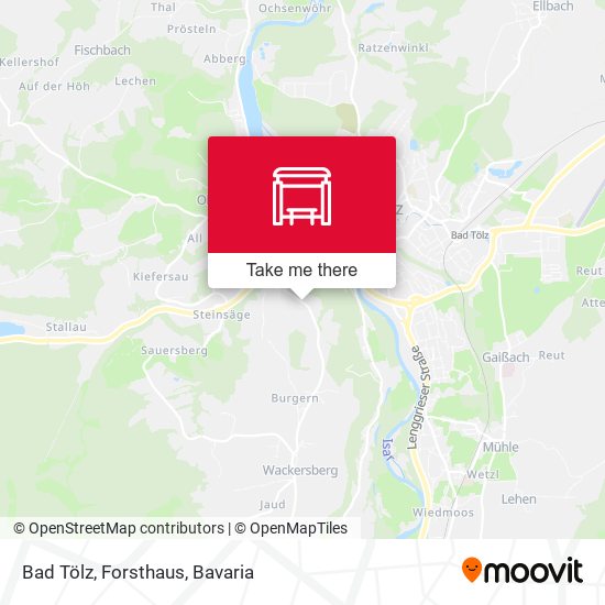 Карта Bad Tölz, Forsthaus