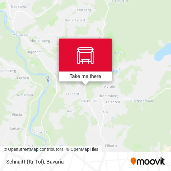 Карта Schnaitt (Kr Töl)