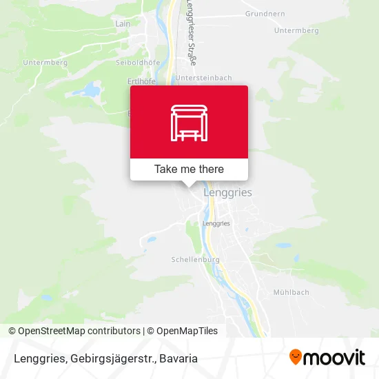 Карта Lenggries, Gebirgsjägerstr.