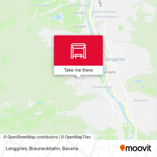 Карта Lenggries, Brauneckbahn