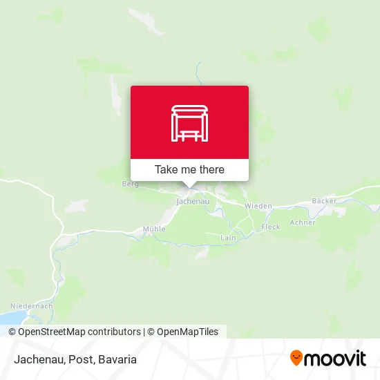 Карта Jachenau, Post