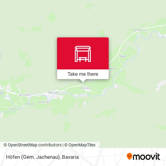 Höfen (Gem. Jachenau) map