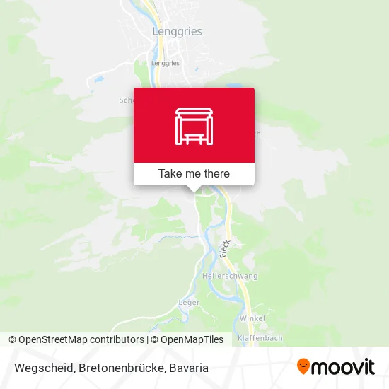 Карта Wegscheid, Bretonenbrücke