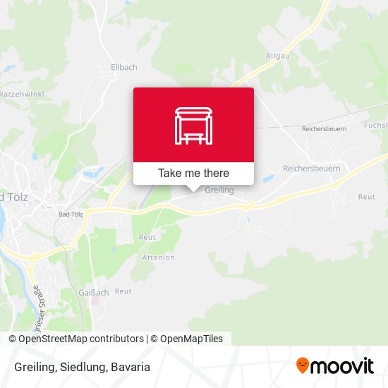 Карта Greiling, Siedlung