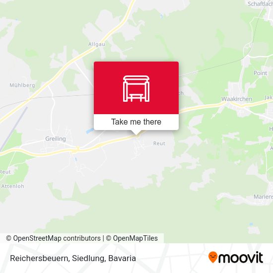 Reichersbeuern, Siedlung map