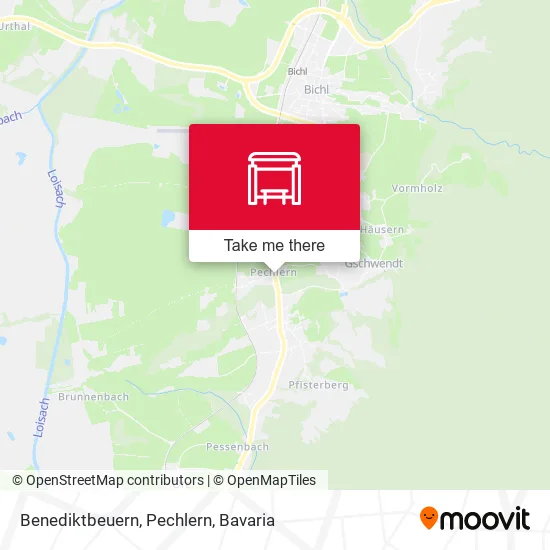 Карта Benediktbeuern, Pechlern