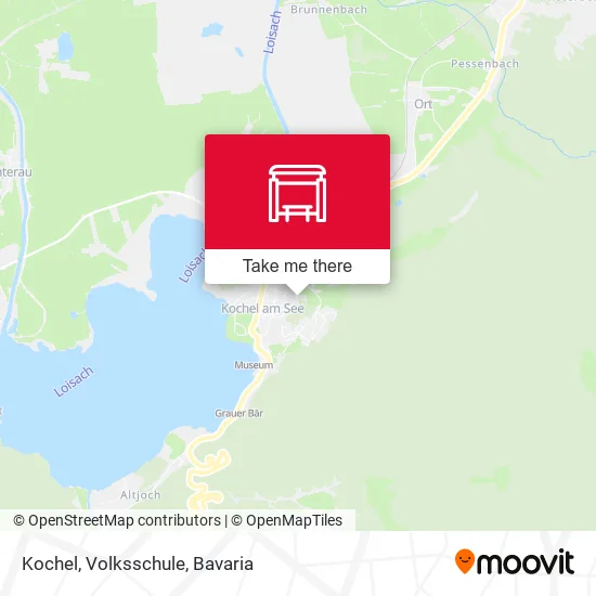 Карта Kochel, Volksschule