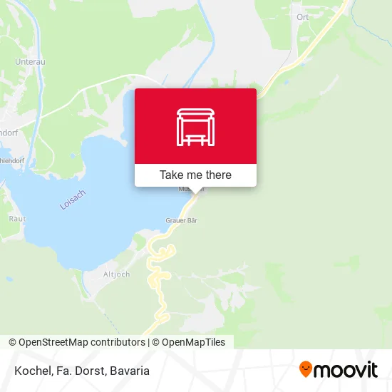 Карта Kochel, Fa. Dorst