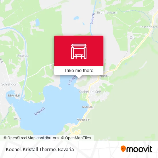 Карта Kochel, Kristall Therme