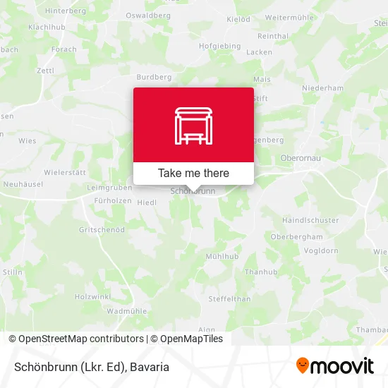 Карта Schönbrunn (Lkr. Ed)