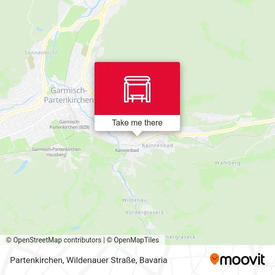 Карта Partenkirchen, Wildenauer Straße