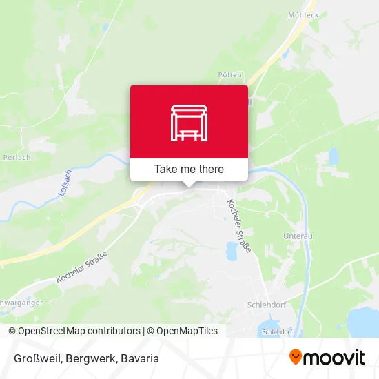 Карта Großweil, Bergwerk