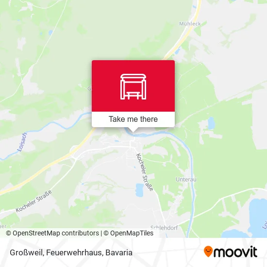 Карта Großweil, Feuerwehrhaus