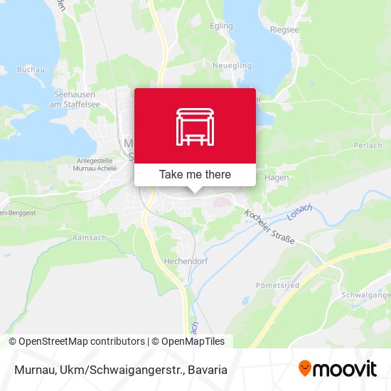 Murnau, Ukm/Schwaigangerstr. map