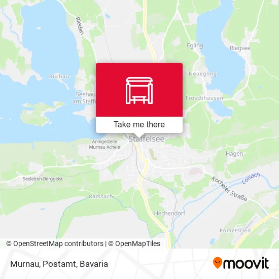 Карта Murnau, Postamt