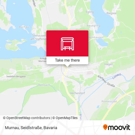Карта Murnau, Seidlstraße