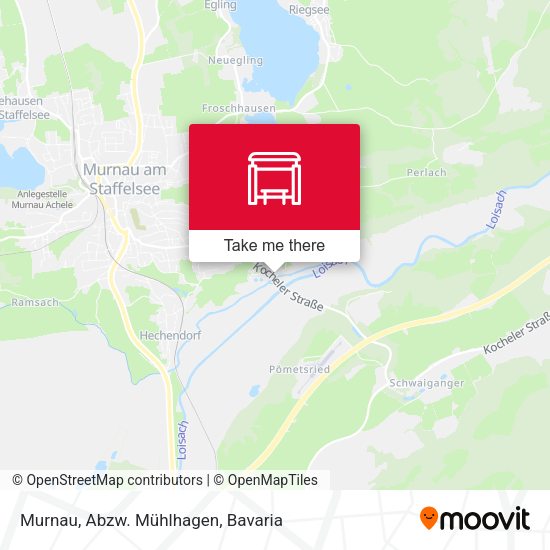 Murnau, Abzw. Mühlhagen map