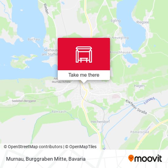 Murnau, Burggraben Mitte map