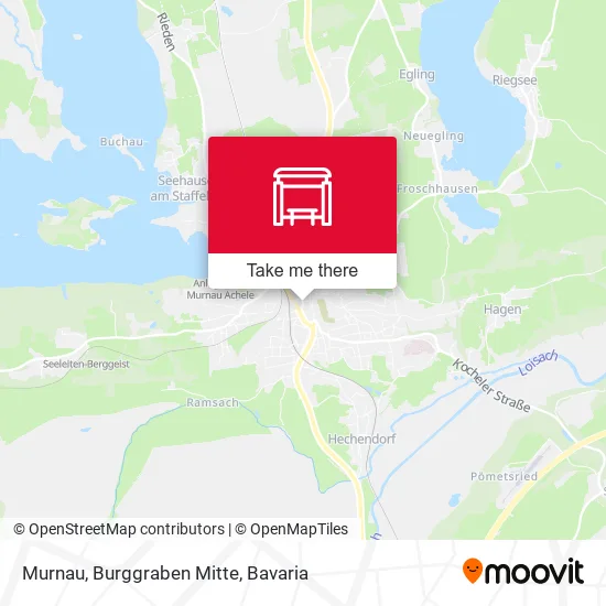 Карта Murnau, Burggraben Mitte