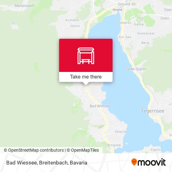Карта Bad Wiessee, Breitenbach