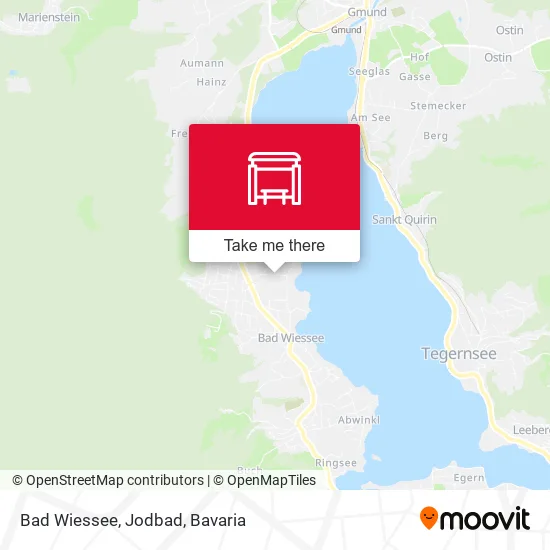 Карта Bad Wiessee, Jodbad