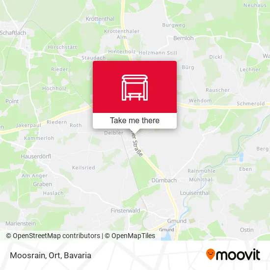 Карта Moosrain, Ort