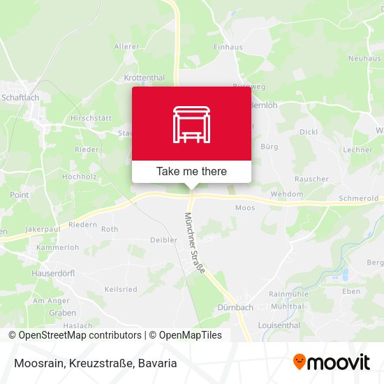 Moosrain, Kreuzstraße map