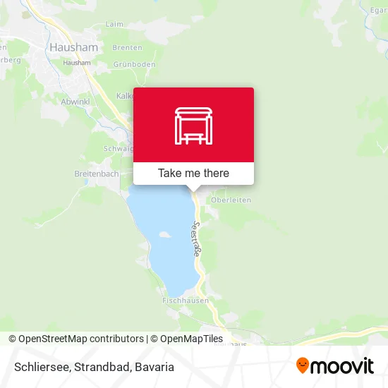 Карта Schliersee, Strandbad