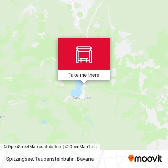 Карта Spitzingsee, Taubensteinbahn