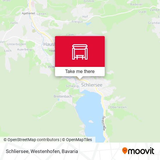 Schliersee, Westenhofen map
