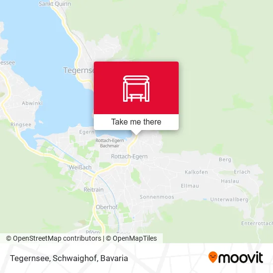 Карта Tegernsee, Schwaighof