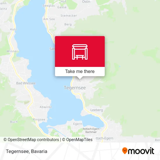 Карта Tegernsee