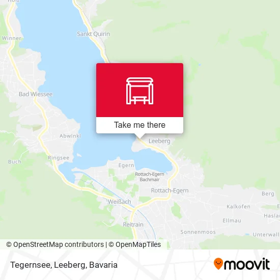 Карта Tegernsee, Leeberg