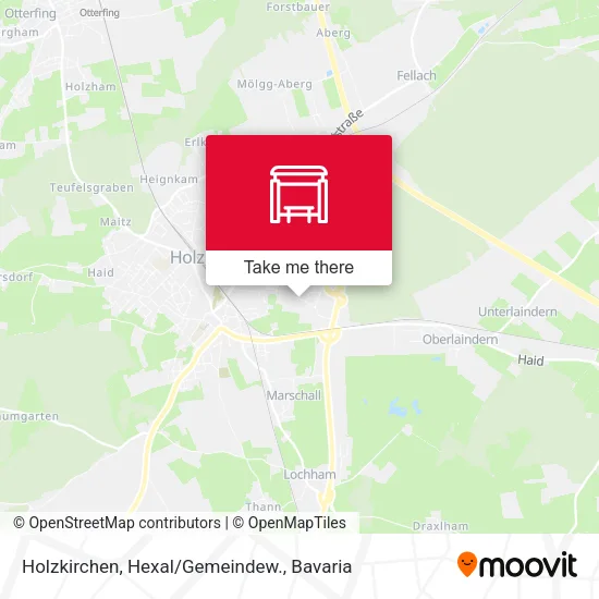 Карта Holzkirchen, Hexal/Gemeindew.