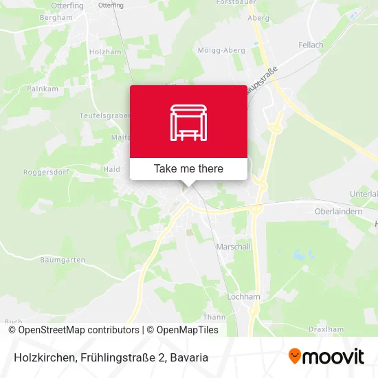 Карта Holzkirchen, Frühlingstraße 2