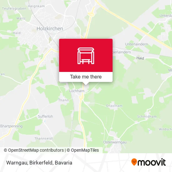 Карта Warngau, Birkerfeld