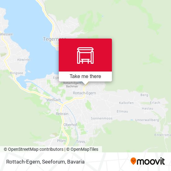 Rottach-Egern, Seeforum map