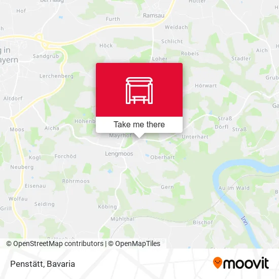 Карта Penstätt