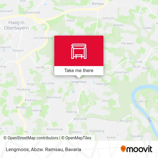 Lengmoos, Abzw. Ramsau map