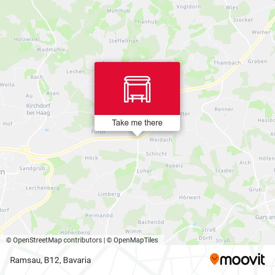 Ramsau, B12 map