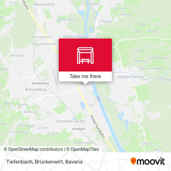 Tiefenbach, Brückenwirt map