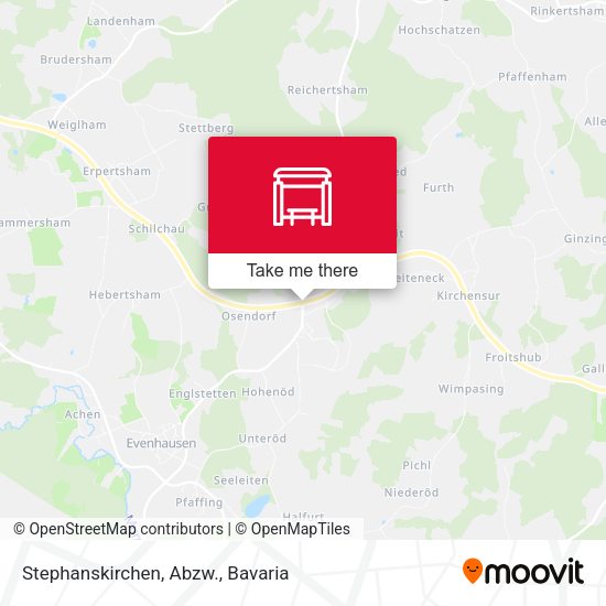 Stephanskirchen, Abzw. map