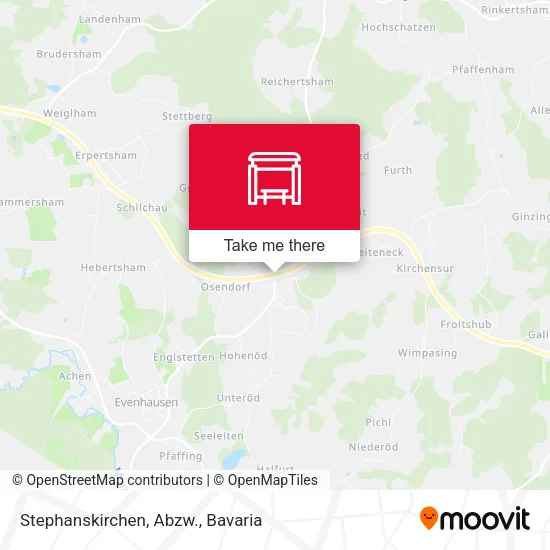 Карта Stephanskirchen, Abzw.