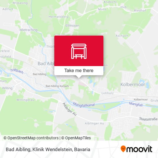Bad Aibling, Klinik Wendelstein map
