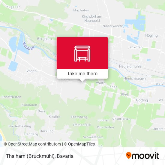 Thalham (Bruckmühl) map