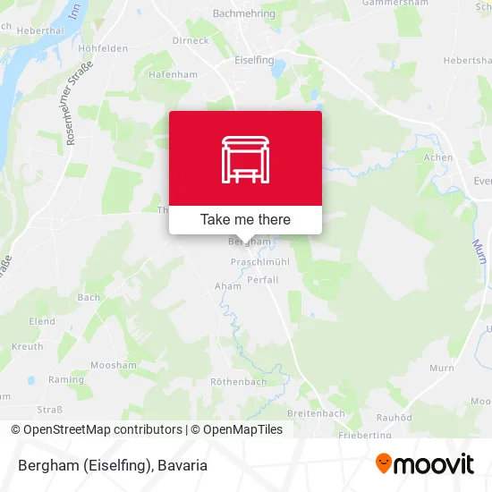 Карта Bergham (Eiselfing)